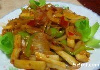 素炒鸡腿菇的做法