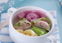 彩虹馄饨的家常做法