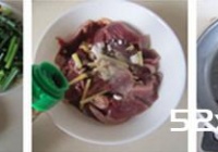 韭菜花爆鸭胗的做法