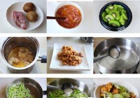 猕猴桃炒肉的做法