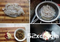 雪菜炒魔芋的做法
