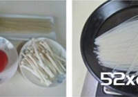 番茄海鲜菇肉片米粉的做法
