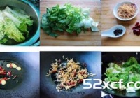 野生虾皮炒白菜的做法