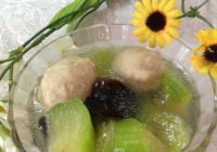 茄块肉丸汤的做法