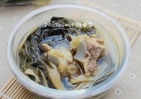 白菜干猪骨汤的做法