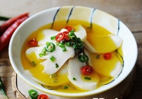 酸汤杏鲍菇的做法