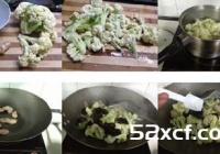 香肠炒花菜的做法