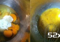 蔗糖黄桃蛋糕卷的做法