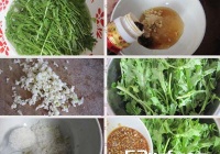 蒜香凉拌苦苣的做法