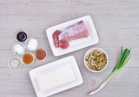 榨菜肉丝蒸豆腐的做法