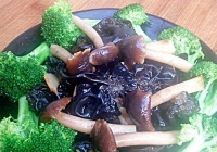 素炒茶树菇的做法