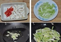 鲜核桃炒西芹的做法