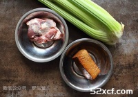 豆干芹菜炒肉片的做法