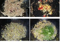鸡丝炒黑豆芽的做法