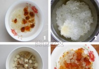 用电陶炉炖桃胶雪莲子银耳
