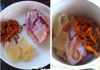 虫草花胶鸡腿炖汤的做法教