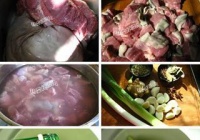 砂锅带皮驴肉的做法