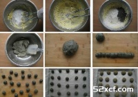 黑芝麻奶油球的做法