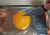 盐蒸橘子治咳嗽