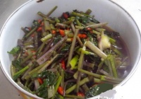 小炒红菜苔的做法