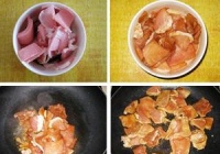 肉片炒圆椒的做法