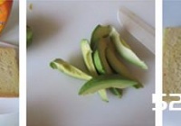 火腿牛油果吐司卷的做法