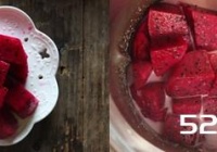 红心火龙果慕斯的做法