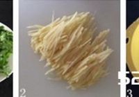 土豆丝芹菜叶汤的做法