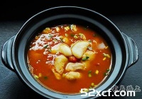 茄汁菱角汤的做法