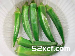 盐昆布拌秋葵的做法