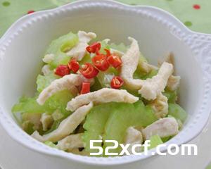 西芹拌鸡丝的家常做法