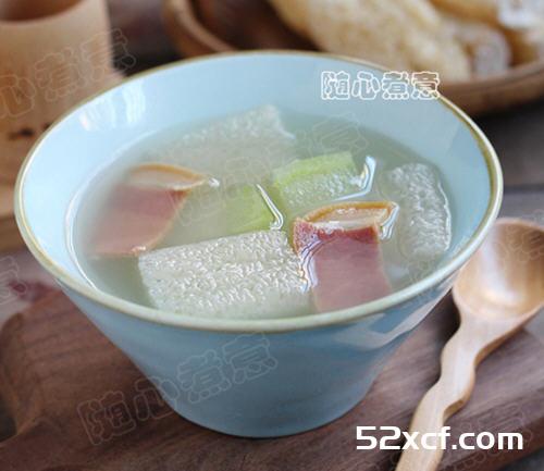 金华火腿竹荪冬瓜汤的做法