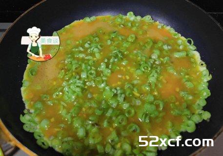豆角煎鹅蛋饼的做法-图解豆角煎鹅蛋饼怎么做好吃-我爱下厨房