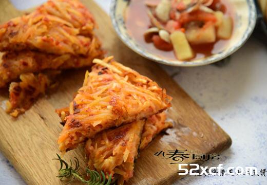 泡菜培根芝士土豆饼的做法