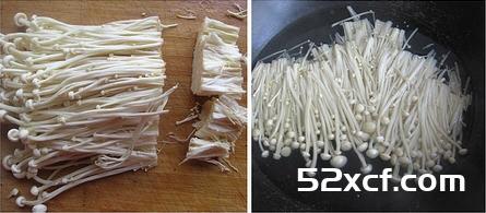油沷金针菇的做法