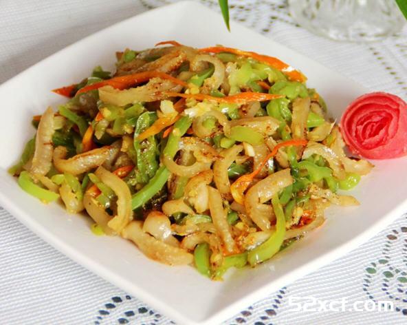 小炒肉皮的做法