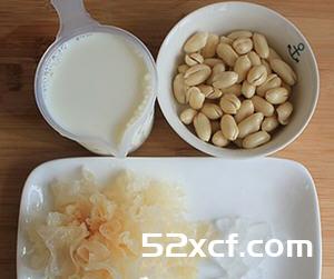 奶香花生银耳露的做法