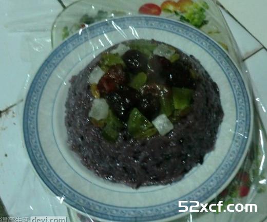 紫米八宝饭的做法