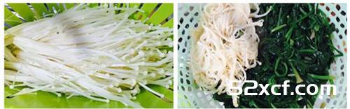 蒜蓉菠菜三丝的做法