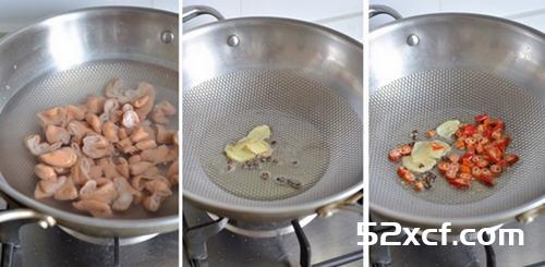 砂锅香辣肥肠的做法