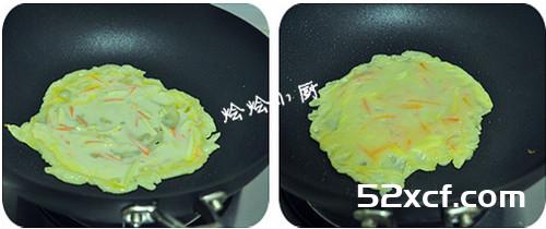 蔬菜淋饼的做法