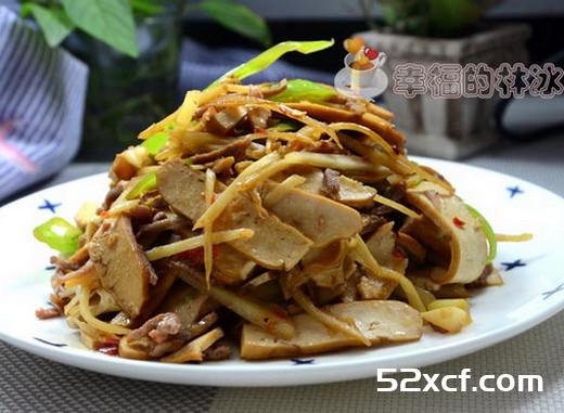 仔姜豆干炒肉的做法