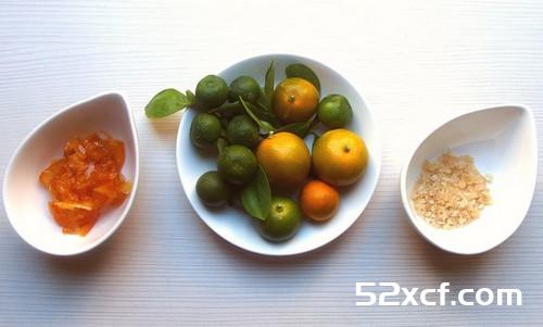 金桔茶热饮的做法