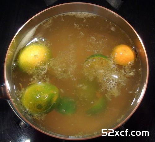 金桔茶热饮的做法