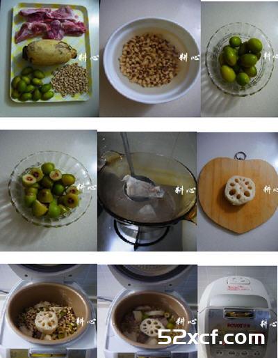 眉豆青橄榄莲藕汤怎么做