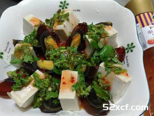 泰式皮蛋豆腐的做法
