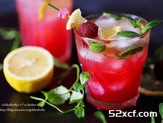 杨梅Mojito冰爽鸡尾酒的做法