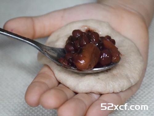 免熬煮紫米红豆小餐包的做法