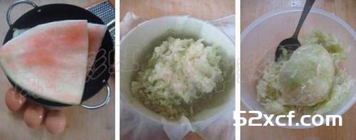 西瓜皮饺子馅的做法
