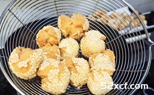 油炸开口笑的家常做法